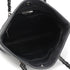 VINTAGE CHANEL COCOMARK LUXURY LINE CHAIN TOTE BAG BLACK LEATHER SILVER HARDWARE 90341828