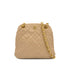 VINTAGE CHANEL COCOMARK MATELASSE CHAIN SHOULDER BAG BEIGE LAMB SKIN GOLD HARDWARE 90326209
