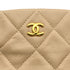 VINTAGE CHANEL COCOMARK MATELASSE CHAIN SHOULDER BAG BEIGE LAMB SKIN GOLD HARDWARE 90326209