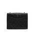 VINTAGE CHANEL COCOMARK MATELASSE CHAIN SHOULDER BAG BLACK LAMB SKIN GOLD HARDWARE 90332571