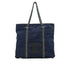VINTAGE CHANEL COCOMARK MATELASSE CHAIN TOTE BAG BLUE DENIM SILVER HARDWARE 90340171