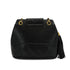 VINTAGE CHANEL COCOMARK MATELASSE FRINGE CHAIN SHOULDER BAG BLACK LAMB SKIN GOLD HARDWARE 90341917