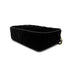 VINTAGE CHANEL COCOMARK MATELASSE FRINGE CHAIN SHOULDER BAG BLACK VELOR GOLD HARDWARE 90329215
