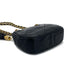 VINTAGE CHANEL COCOMARK MATELASSE FRINGE CHAIN SHOULDER BAG BLAK LAMB SKIN GOLD HARDWARE 90324108