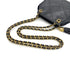 VINTAGE CHANEL COCOMARK MATELASSE FRINGE CHAIN SHOULDER BAG BLAK LAMB SKIN GOLD HARDWARE 90324108