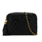VINTAGE CHANEL COCOMARK MATELASSE FRINGE SHAIN SHOULDER BAG BLAK LAMB SKIN GOLD HARDWARE 90320188