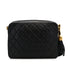 VINTAGE CHANEL COCOMARK MATELASSE FRINGE SHAIN SHOULDER BAG BLAK LAMB SKIN GOLD HARDWARE 90320188