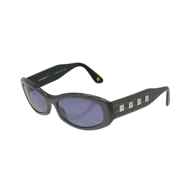 VINTAGE CHANEL COCOMARK SUNGLASSES GRAY EYEWEAR 90334489