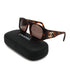 VINTAGE CHANEL COCOMARK MATELASSE SUNGLASSES TORTOISESHELL BROWN EYEWEAR 90324117