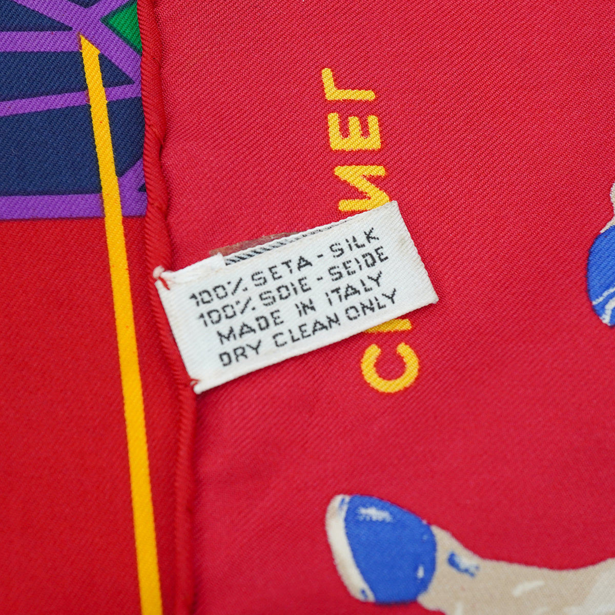 CHANEL メリーゴーランド スカーフ VINTAGE CHANEL COCOMARK MERRY GO ROUND SCARF MULTICOLOR SILK