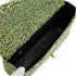 VINTAGE CHANEL COCOMARK PARENT-CHILD HAND BAG GREEN TWEED GOLD HARDWARE 90344362