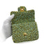 VINTAGE CHANEL COCOMARK PARENT-CHILD HAND BAG GREEN TWEED GOLD HARDWARE 90344362