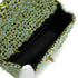 VINTAGE CHANEL COCOMARK PARENT-CHILD HAND BAG GREEN TWEED GOLD HARDWARE 90344362