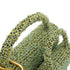 VINTAGE CHANEL COCOMARK PARENT-CHILD HAND BAG GREEN TWEED GOLD HARDWARE 90344362
