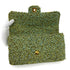 VINTAGE CHANEL COCOMARK PARENT-CHILD HAND BAG GREEN TWEED GOLD HARDWARE 90344362