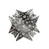 VINTAGE CHANEL COCOMARK RHINESTONE BROOCH SILVER ACCESSORY 05C 90328955