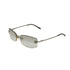 VINTAGE CHANEL COCOMARK RHINESTONE SUNGLASSES SILVER EYEWEAR 90339112