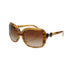 VINTAGE CHANEL COCOMARK RIBBON SUNGLASSES TORTOISESHELL BROWN EYEWEAR 90333263