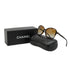 VINTAGE CHANEL COCOMARK RIBBON SUNGLASSES TORTOISESHELL BROWN EYEWEAR 90331847