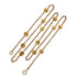 VINTAGE CHANEL COCOMARK ROUND PLATE CHAIN BELT GOLD ACCESSORY 90323147
