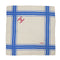 VINTAGE CHANEL COCOMARK SCARF BLUE IVORY SILK 90322224