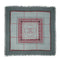VINTAGE CHANEL COCOMARK SCARF GRAY RED MOHAIR WOOL 90331383