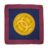 VINTAGE CHANEL COCOMARK SCARF NAVY BORDEAUX GOLD SILK 90322144