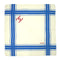 VINTAGE CHANEL COCOMARK SCARF WHITE BLUE RED SILK 90331386