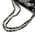 VINTAGE CHANEL COCOMARK SEQUINS CHAIN SHOULDER BAG BLACK LEATHER SILVER HARDWARE 90345992