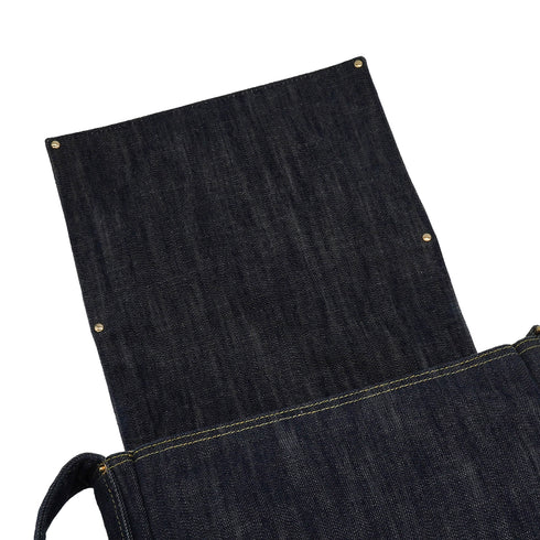 VINTAGE CHANEL COCOMARK SHOULDER BAG NAVY SPARKLING DENIM GOLD HARDWARE 90340462