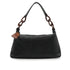 VINTAGE CHANEL COCOMARK SHUOLDER BAG BLACK TORTOISESHELL CAVIAR SKIN PLASTIC HARDWARE 90346124