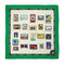 VINTAGE CHANEL COCOMARK STAMP PATTERN SCARF MULTICOLOR SILK 90330676