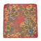 VINTAGE CHANEL COCOMARK SUNFLOWER FLORAL PATTERN SCARF RED ORANGE SILK 90323521