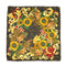 CHANEL COCOMARK SUNFLOWER PATTERN SCARF MULTICOLOR SILK 90326882