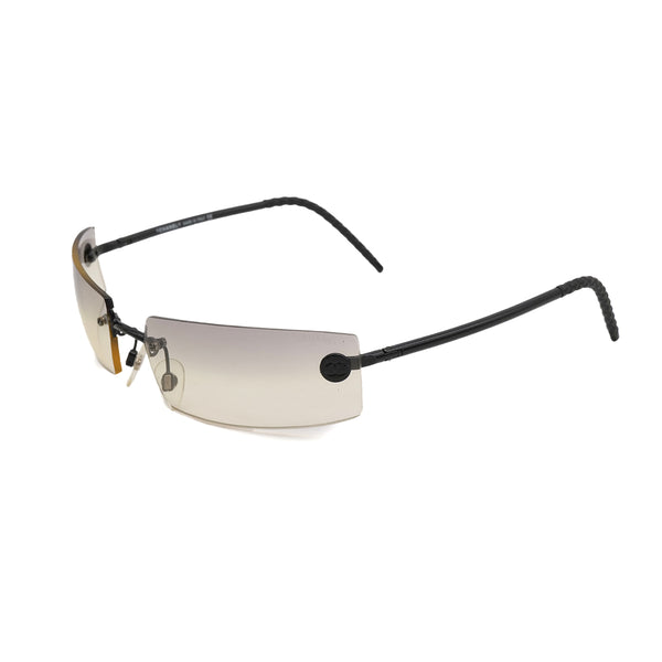 VINTAGE CHANEL COCOMARK SUNGLASSES BLACK EYEWEAR 90323168
