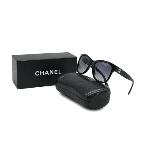 VINTAGE CHANEL COCOMARK SUNGLASSES BLACK EYEWEAR 90332383