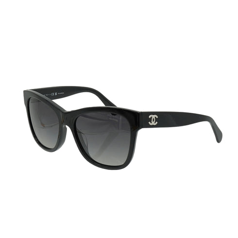 CHANEL COCOMARK SUNGLASSES BLACK EYEWEAR 90334199