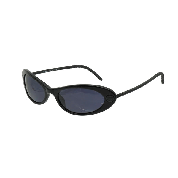 VINTAGE CHANEL COCOMARK SUNGLASSES BLACK EYEWEAR 90334487