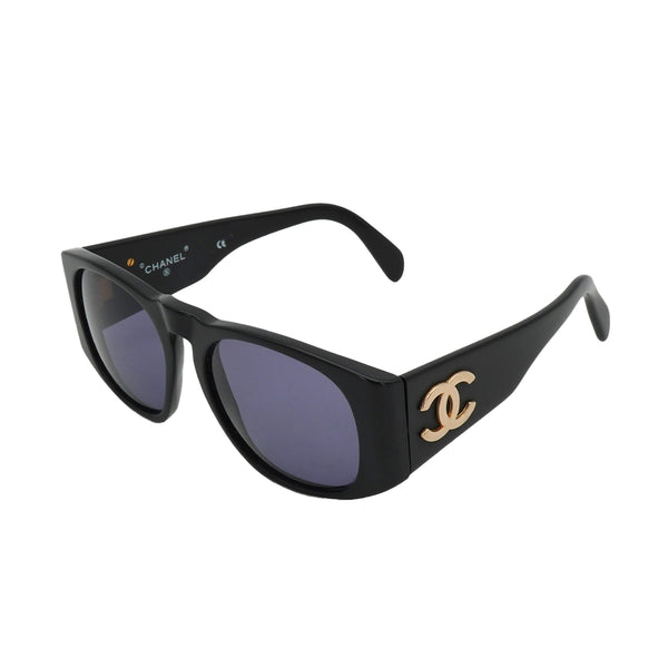VINTAGE CHANEL COCOMARK SUNGLASSES BLACK EYEWEAR 90335033