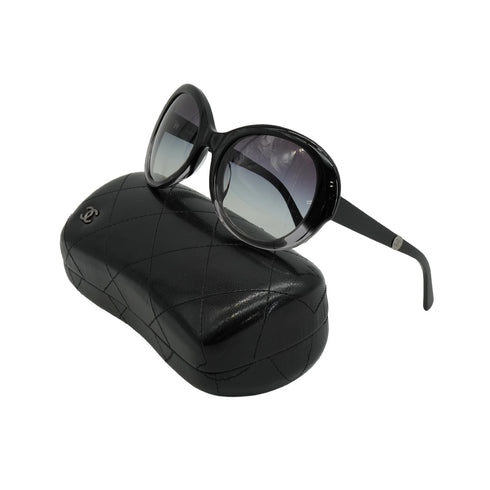 VINTAGE CHANEL COCOMARK SUNGLASSES BLACK EYEWEAR 90335645