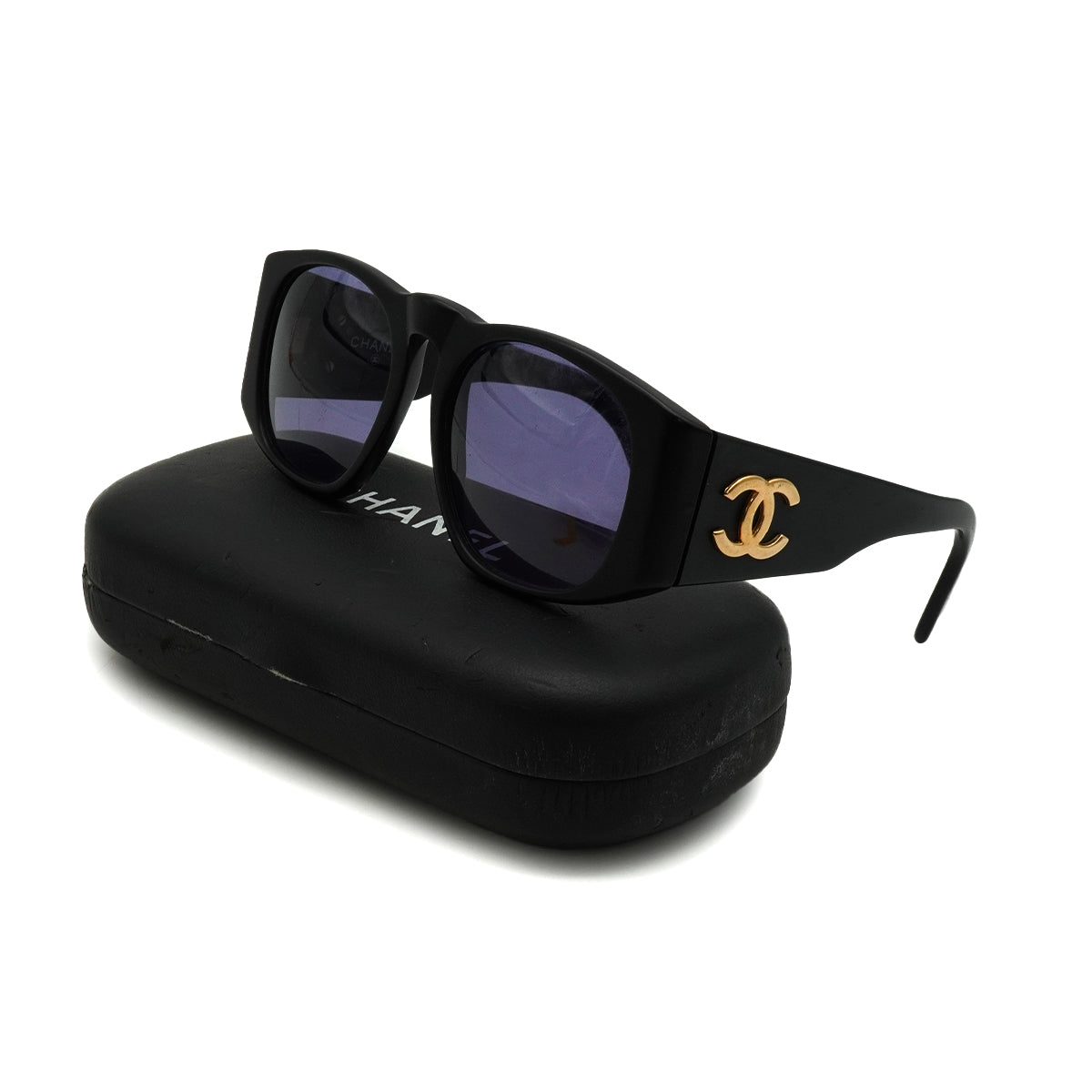 VINTAGE CHANEL COCOMARK SUNGLASSES BLACK EYEWEAR 90338370 – PURPOSE