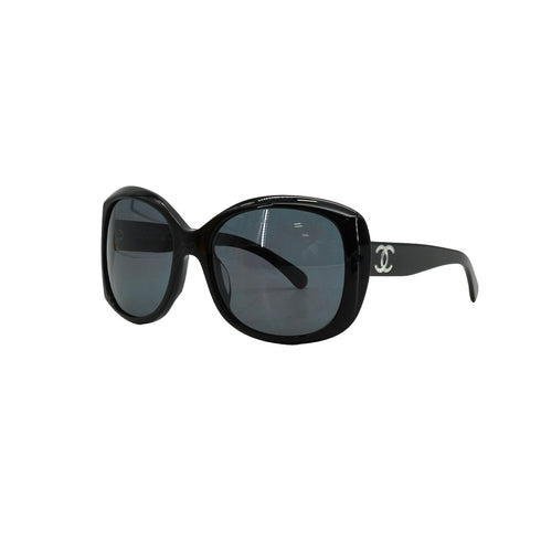 VINTAGE CHANEL COCOMARK SUNGLASSES BLACK EYEWEAR 90338767