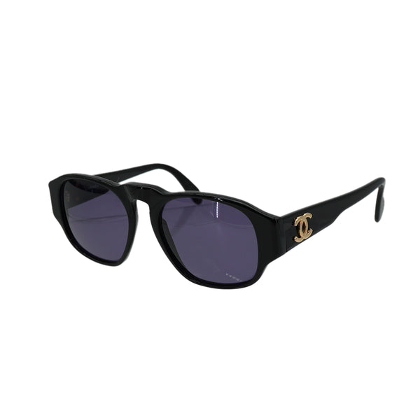 VINTAGE CHANEL COCOMARK SUNGLASSES BLACK EYEWEAR 90339437
