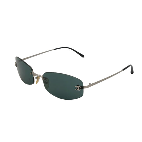 VINTAGE CHANEL COCOMARK SUNGLASSES BLACK EYEWEAR 90322134
