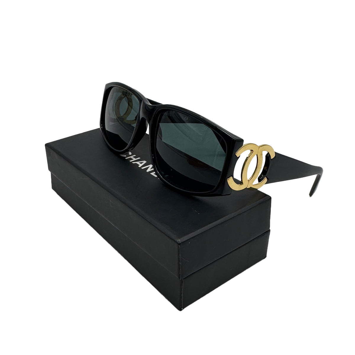 VINTAGE CHANEL COCOMARK SUNGLASSES BLACK EYEWEAR 90328961 – PURPOSE