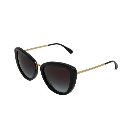 VINTAGE CHANEL COCOMARK SUNGLASSES BLACK GOLD EYEWEAR 90340535