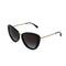 VINTAGE CHANEL COCOMARK SUNGLASSES BLACK GOLD EYEWEAR 90340535