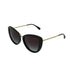 VINTAGE CHANEL COCOMARK SUNGLASSES BLACK GOLD EYEWEAR 90340535