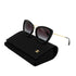VINTAGE CHANEL COCOMARK SUNGLASSES BLACK GOLD EYEWEAR 90340535
