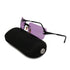 VINTAGE CHANEL COCOMARK SUNGLASSES BLACK PURPLE EYEWEAR 90323141